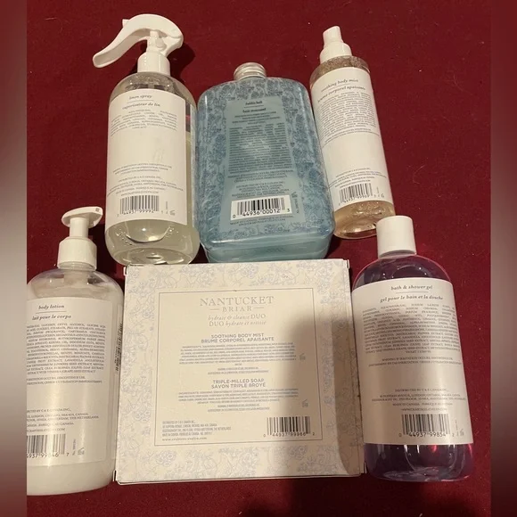Crabtree & Evelyn, Nantucket Briar Bath Shower Gel, Bubble Bath, Body Lotion +